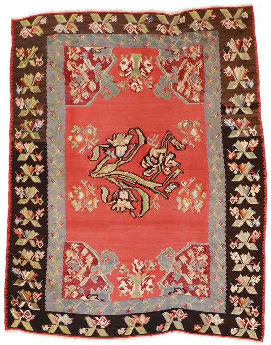 8.9 x 10.8 - Sh Abbas Wool All Over Rectangle - Finest Hand-Made Quality Wool - 14900