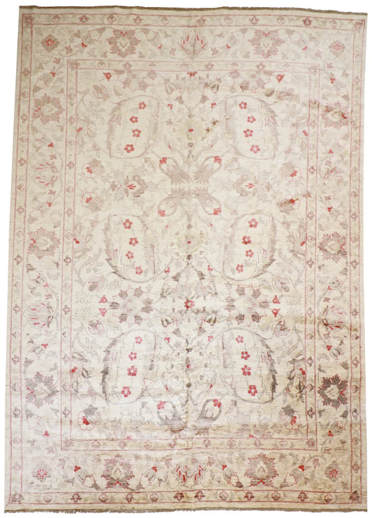 9.70 x 13.30 - Ziegler Fine All Over Rectangle - Finest Hand-Knotted Quality Wool — 50450