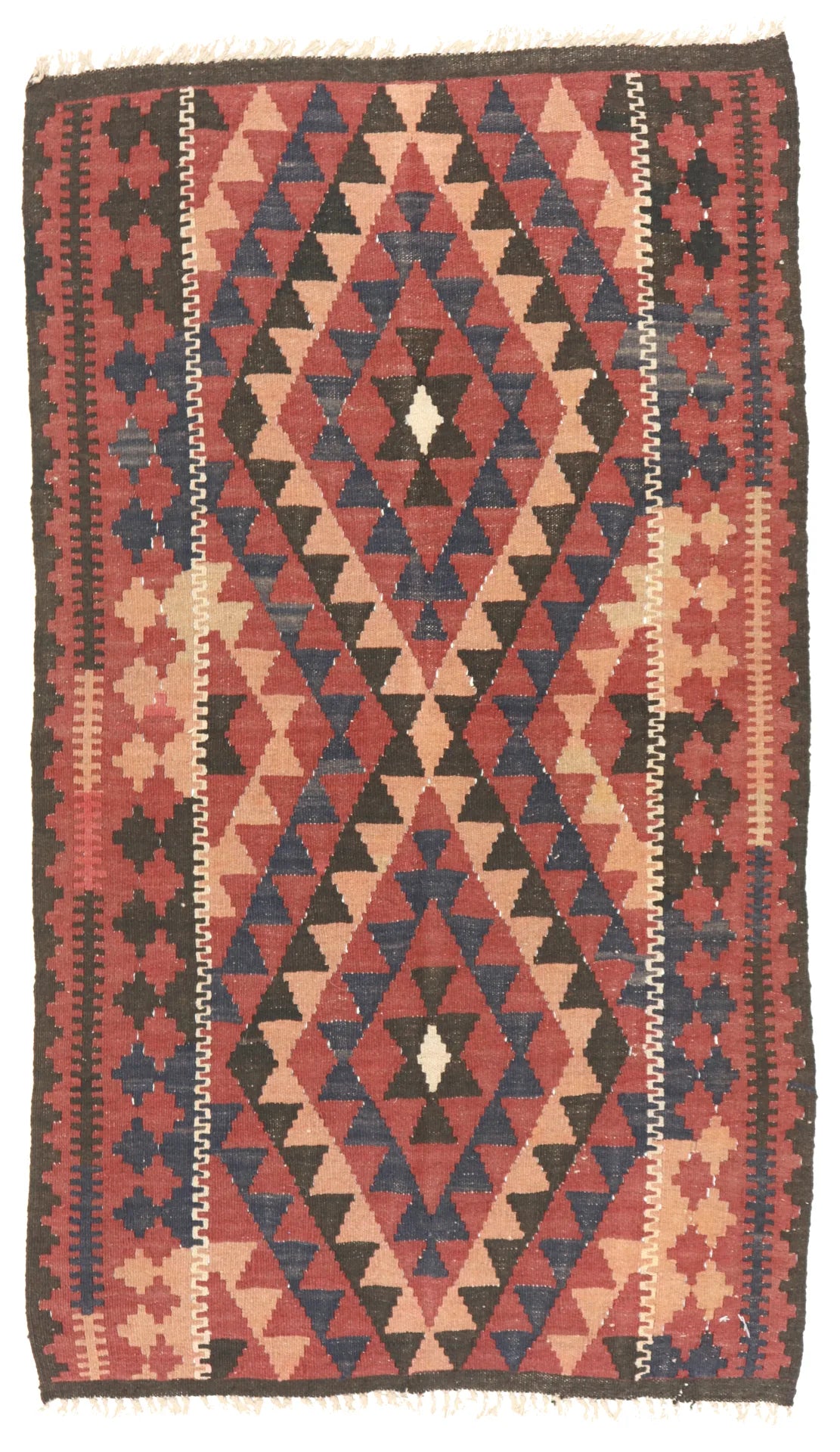 2.10 x 5 - Kilim Wool All Over Rectangle - Finest Hand-Made Quality Wool — 51006