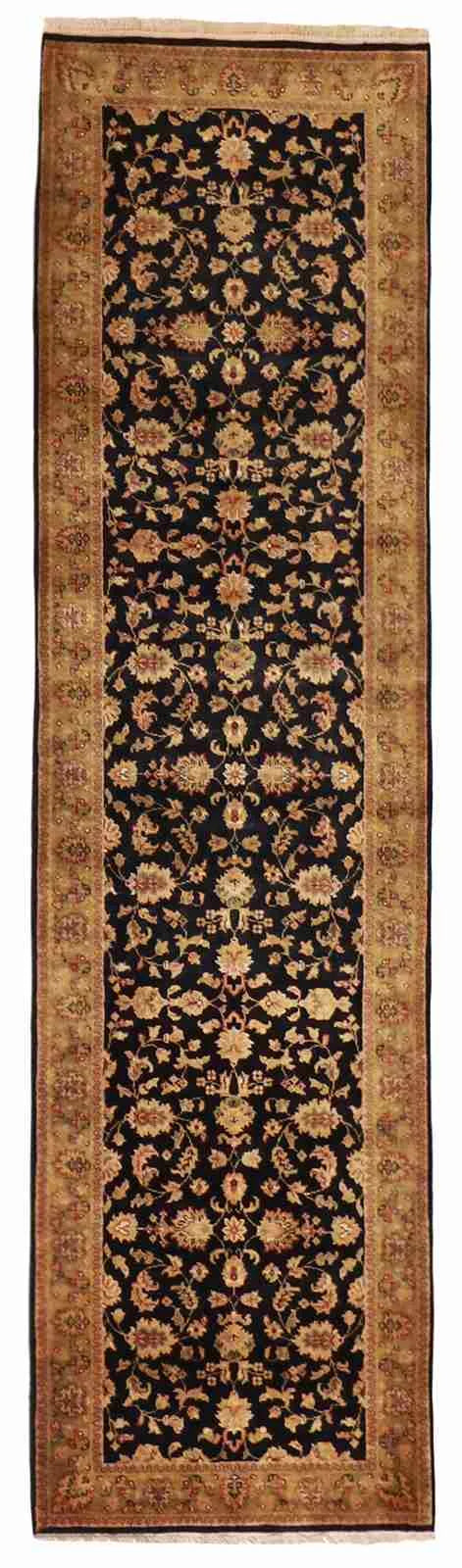 2.8 x 12 - Qum Fine All Over Rectangle - Finest Hand-Knotted Quality Wool — 51204