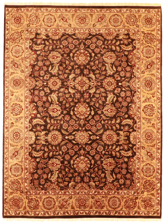 9 x 12 - Tabriz Fine All Over Rectangle - Hand Woven Rug — 51361