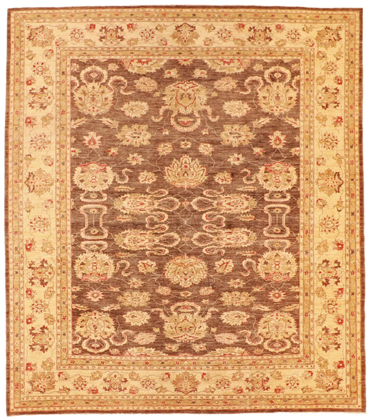 10.2 x 11.7 - Hamadan Fine All Over Rectangle - Hand Woven Rug — 52545