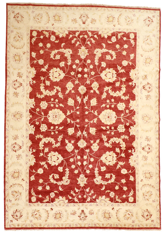 10 x 14.4 - Frahan Fine/Wool All Over Rectangle - Finest Hand-Knotted Quality Wool — 52587