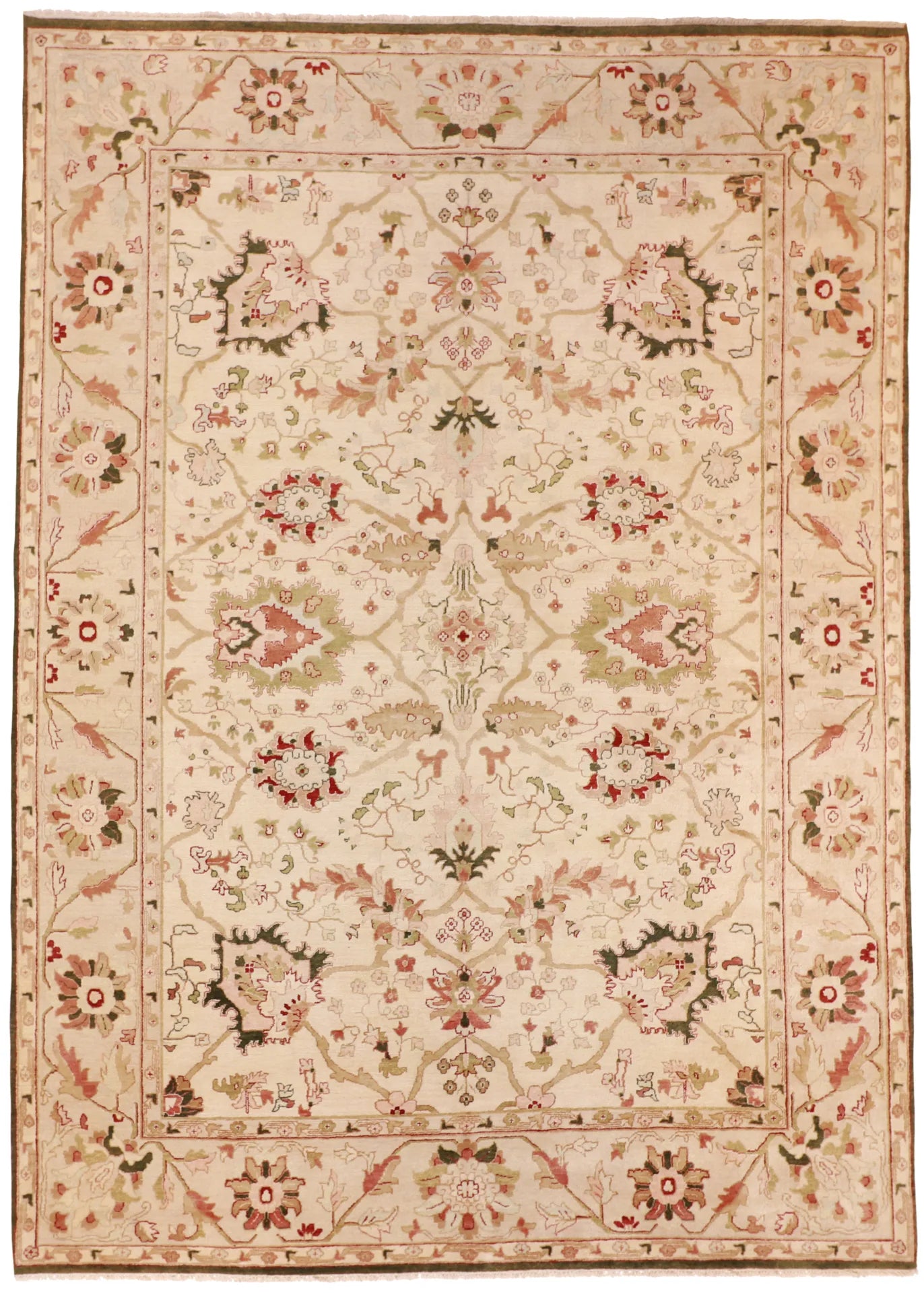 10 x 13.11 - Sultan Abad Wool Traditional Rectangle - Finest Hand-Knotted Quality Wool — 52961