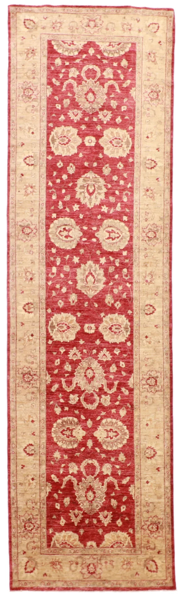 3.10 x 13.6 - Sultan Abad Fine All Over Rectangle - Finest Hand-Knotted Quality Wool — 53581