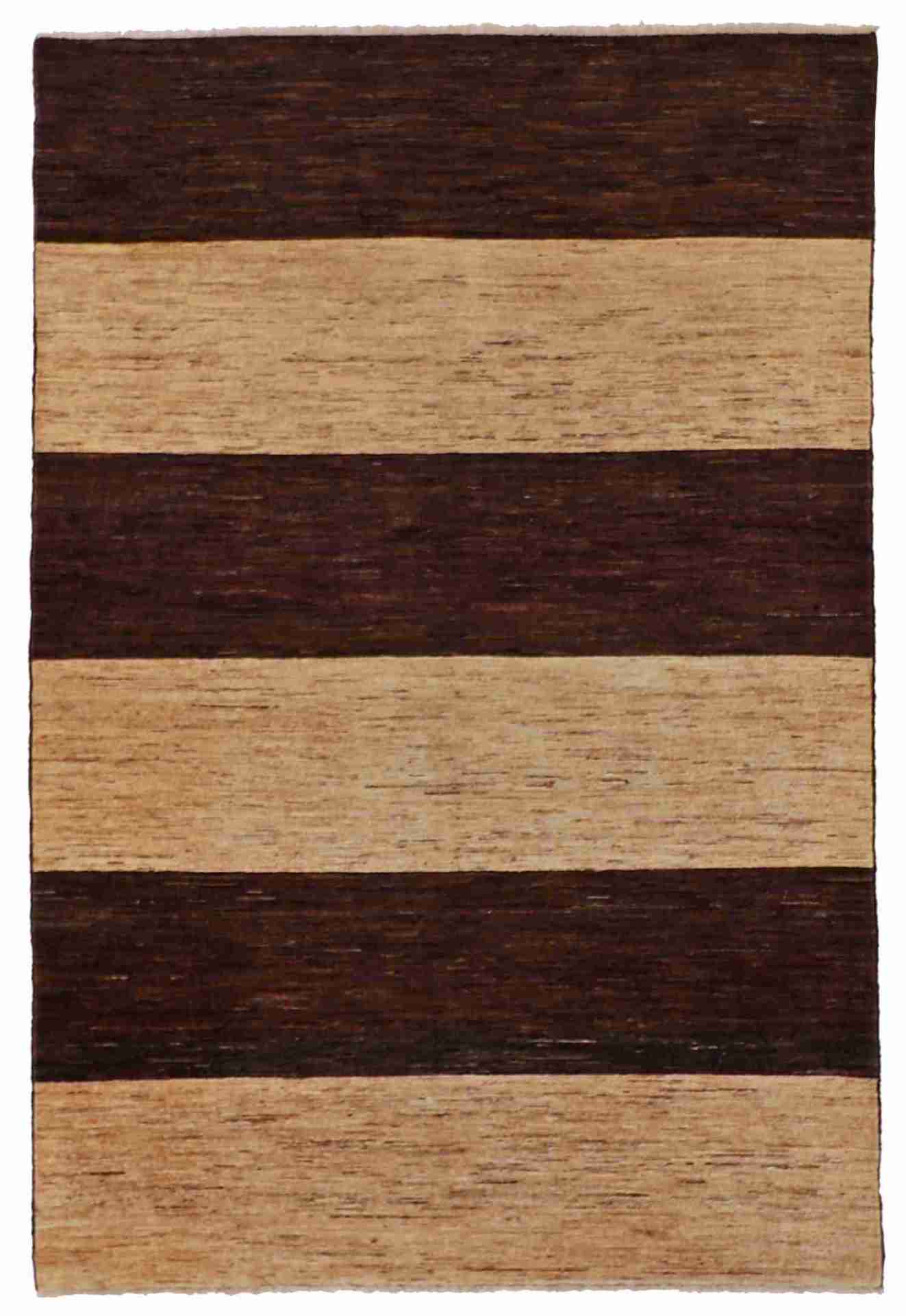 6.3 x 8.11 - Navajo Wool Western Rectangle - Finest Hand-Knotted Quality Wool — 53693