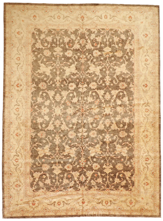 10.20 x 13.10 - Agra Fine All Over Rectangle - Finest Hand-Knotted Quality Wool — 55440