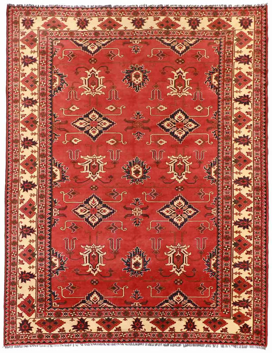 9.11 x 12.9 - Malayer Wool Traditional Rectangle - Finest Hand-Knotted Quality Wool — 57678