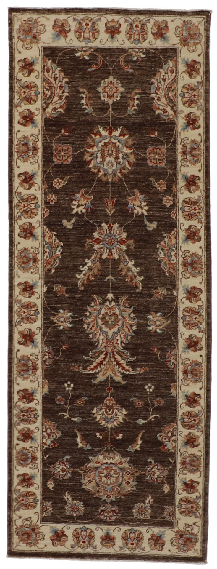 2.6 x 6.6 - Shiraz Fine/Wool All Over Rectangle - Finest Hand-Knotted Quality Wool — 58093