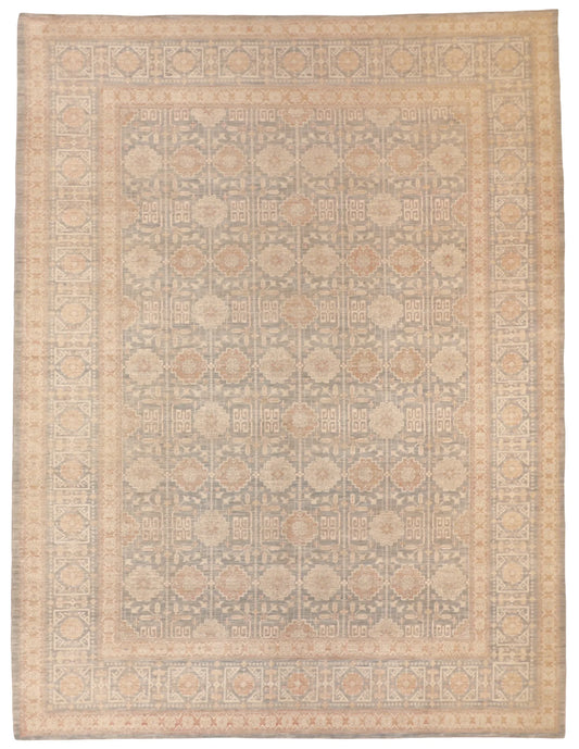 10.2 x 13.4 - Zeigler Wool Traditional Rectangle - Finest Hand-Knotted Quality Wool — 58192