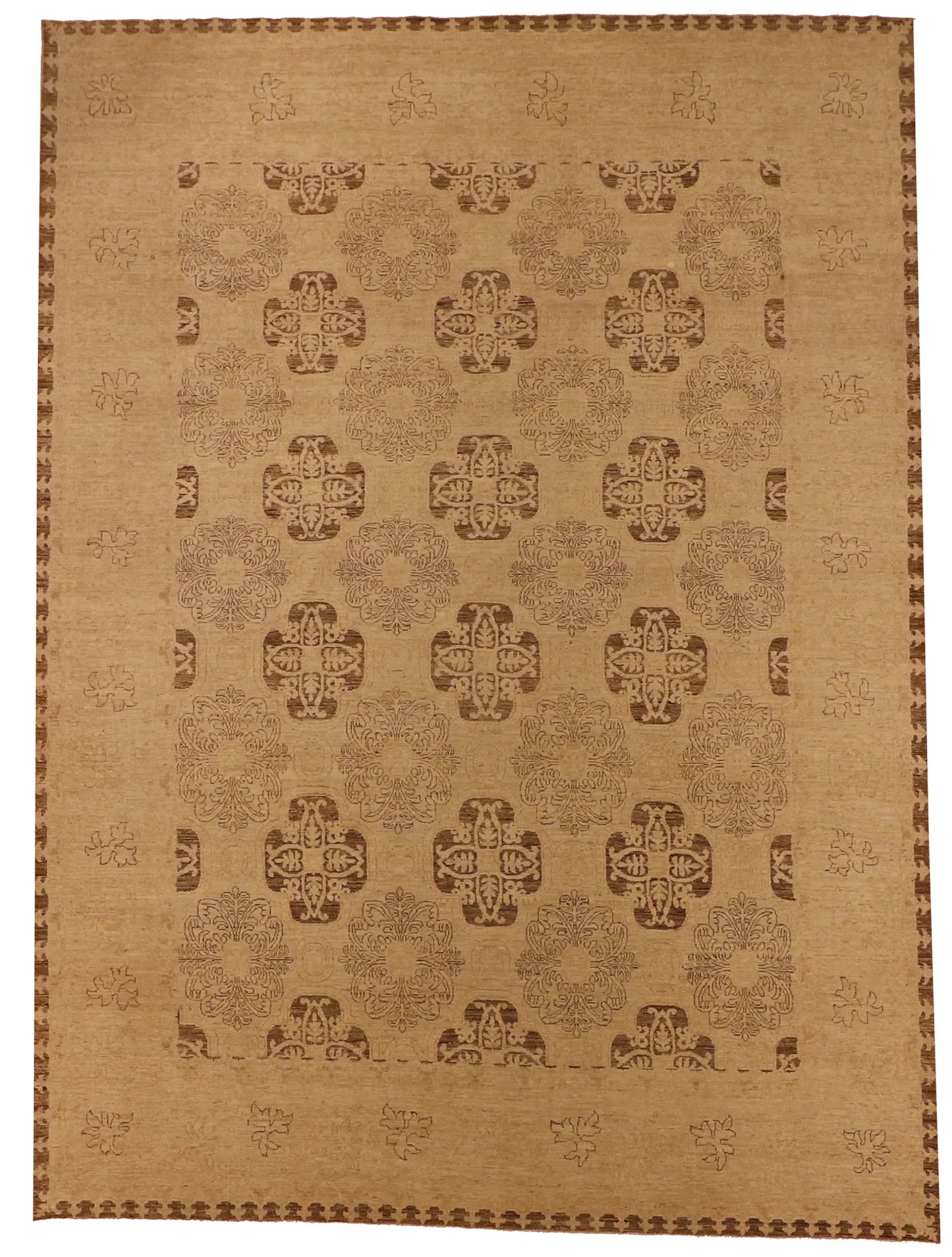 9 x 12 - Abado Wool Transitional Rectangle - Hand Woven Rug — 58246