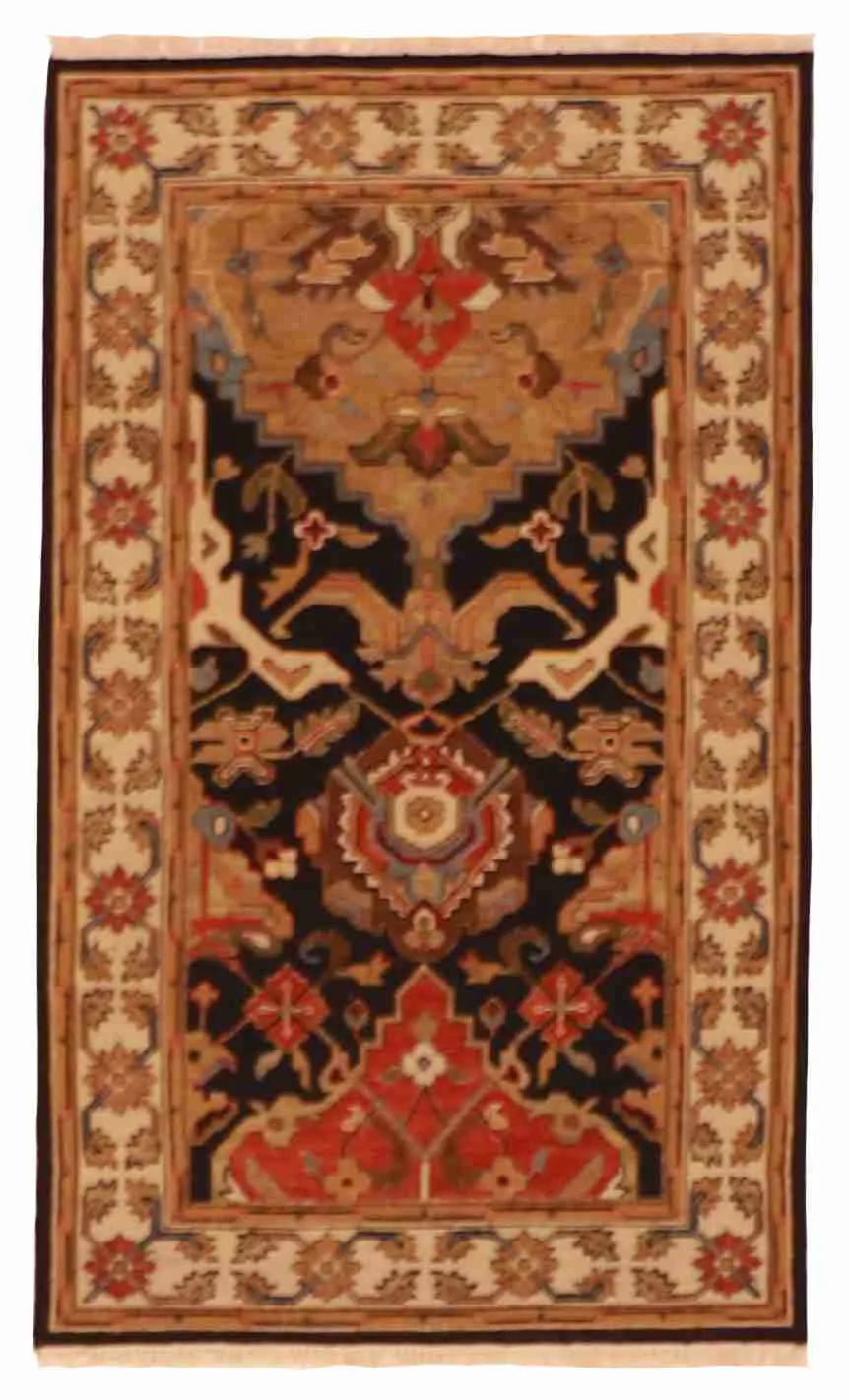 3 x 5 - Gashgai Fine/Wool Floral Rectangle - Finest Hand-Knotted Quality Wool — 58755