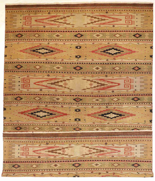 W 12 - L 18 - Mountain Modern Fine/Wool Geometric Rectangle - Hand Woven Rug - 58862