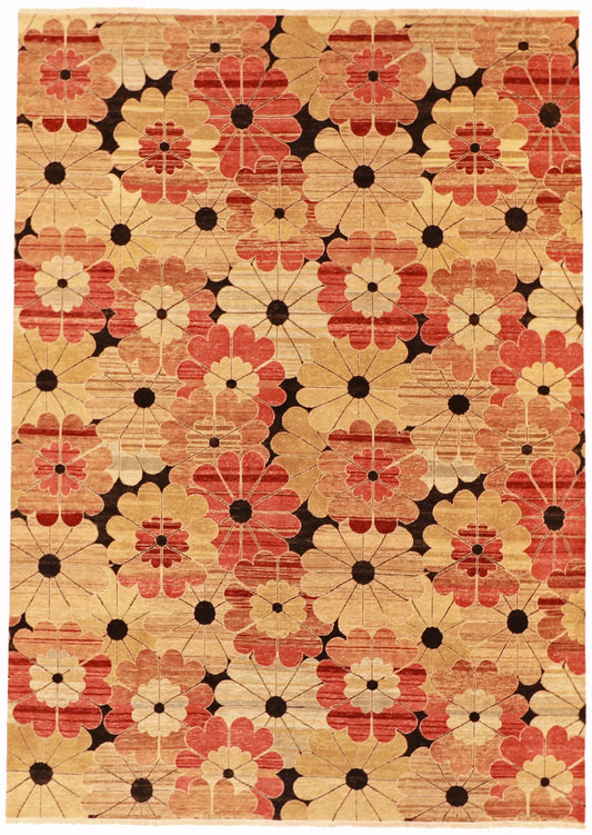 8.6 x 12 - Contemporary Wool Kinora Rectangle - Hand Woven Rug - 58948