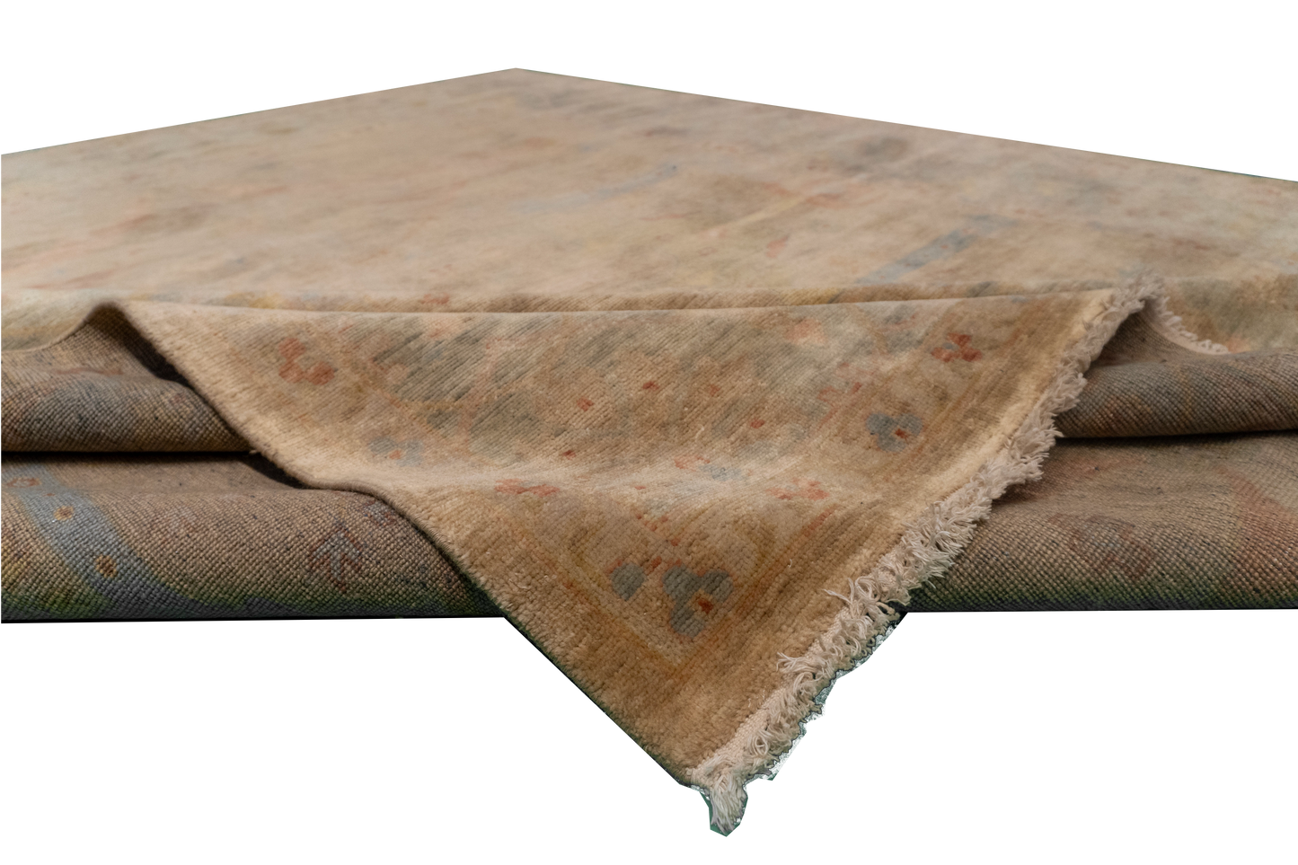 W 8.1 L 9.11 Ziegler 100%Wool Hand-Woven All-Over Design - 58978