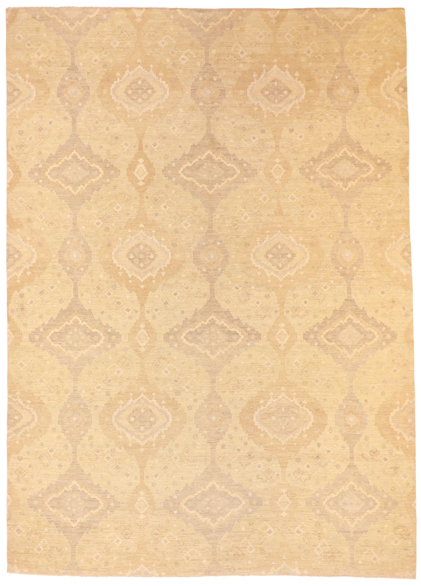10 x 13.10 - Malayer Fine/Wool Geometric Rectangle - Finest Hand-Knotted Quality Wool — 59296