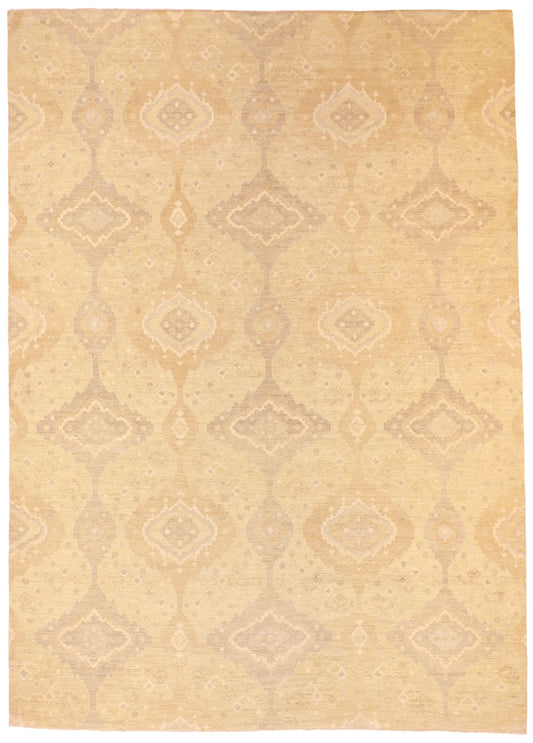 10 x 13.10 - Malayer Fine/Wool Geometric Rectangle - Finest Hand-Knotted Quality Wool — 59296