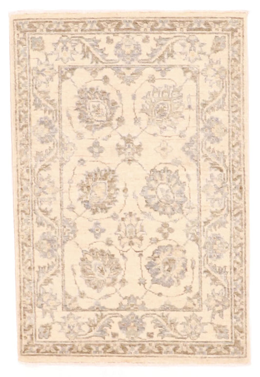 W 2.2 - L 3.2 - Hamadan Fine/Wool All Over Rectangle - Finest Hand-Knotted Quality - 59512