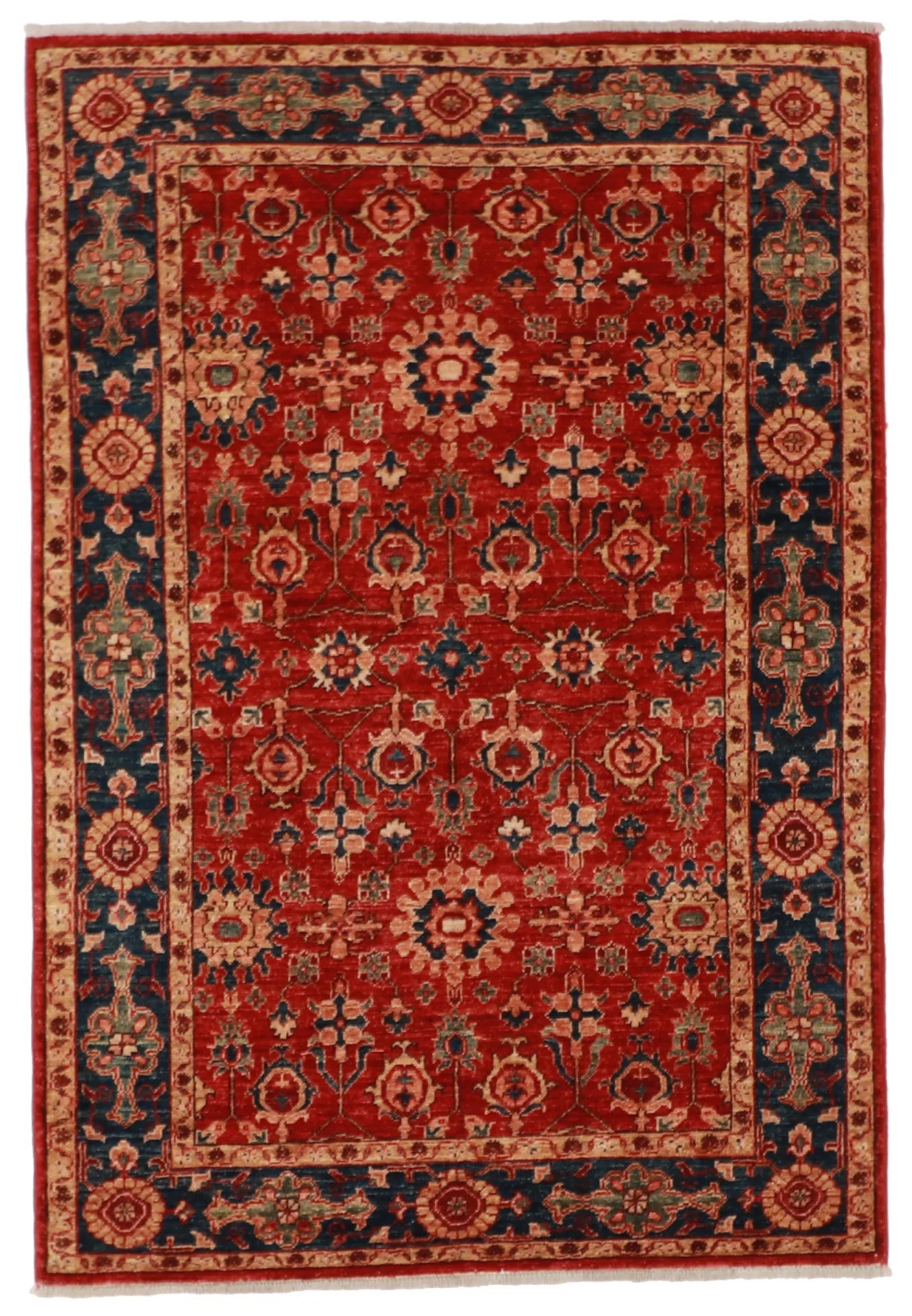 3.11 x 5.9 - Bakshaish Wool Traditional Rectangle - Finest Hand-Knotted Quality Wool — 59669