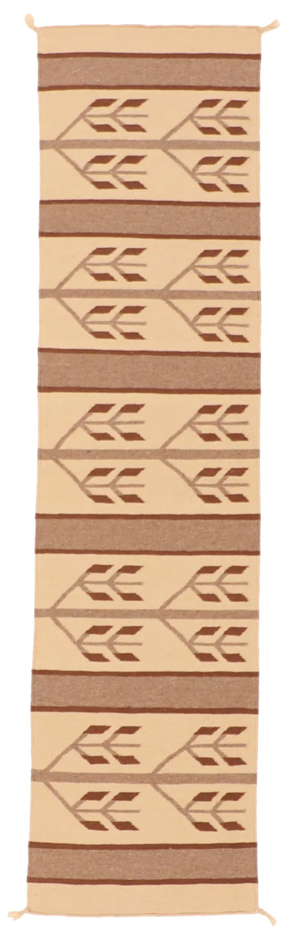 2 x 7.10 - Navajo Fine/Wool Geometric Rectangle - Finest Hand-Made Quality Wool — 59757