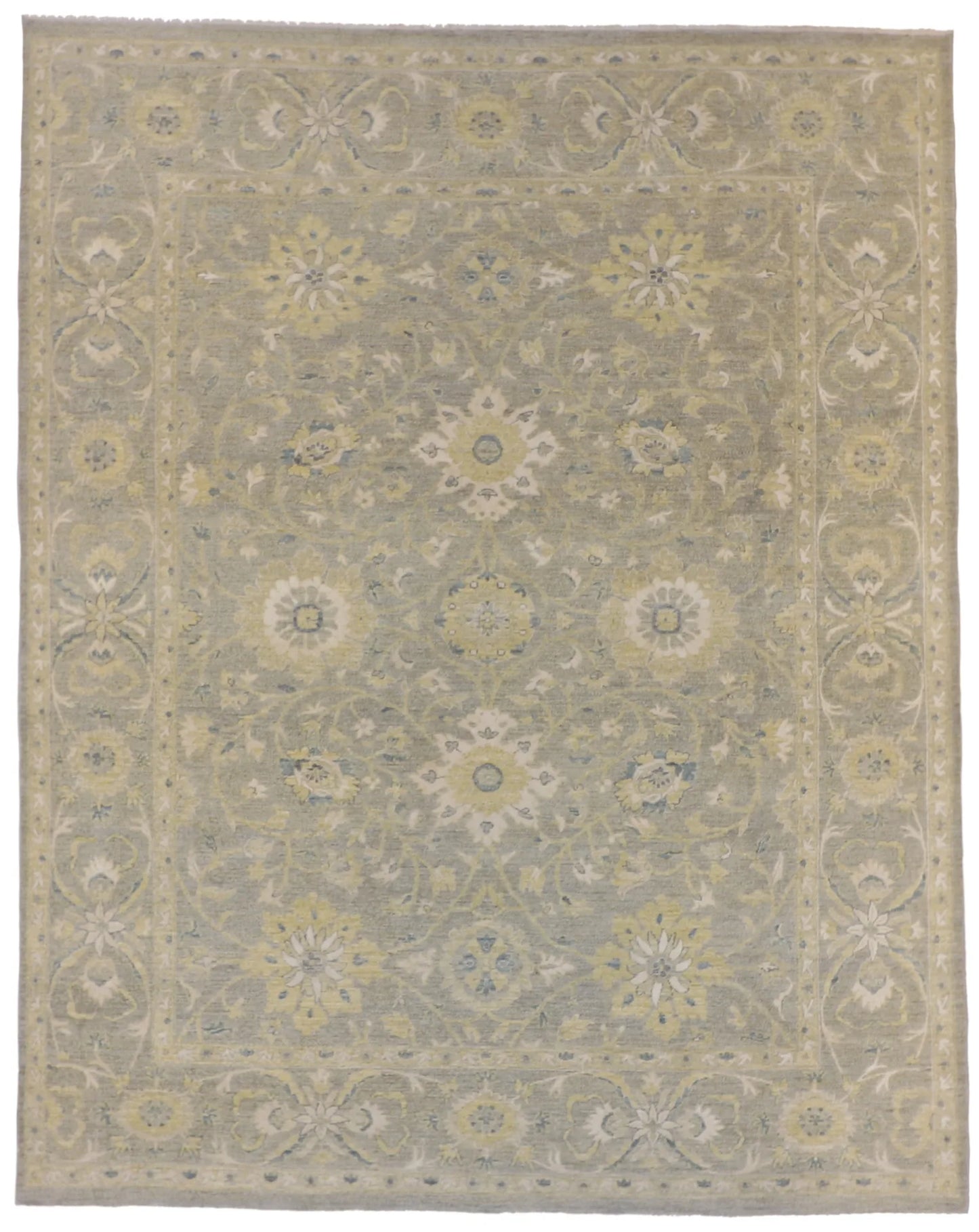 8 x 10 - Sultan Abad Wool Traditional Rectangle - Finest Hand-Knotted Quality Wool — 59897