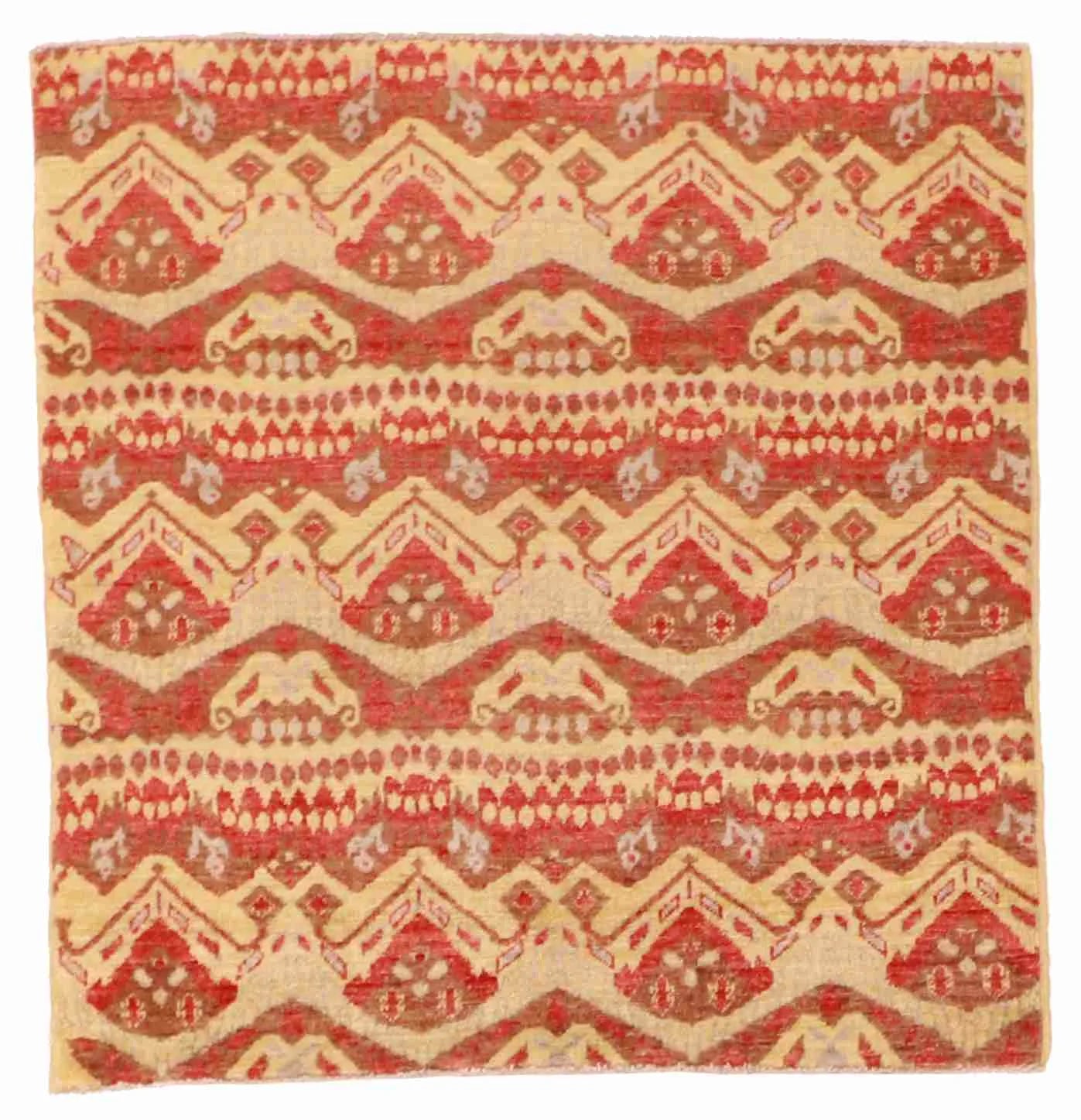 3.3 x 3.4 - Modern Wool All Over Rectangle - Finest Hand-Knotted Quality Wool — 60345
