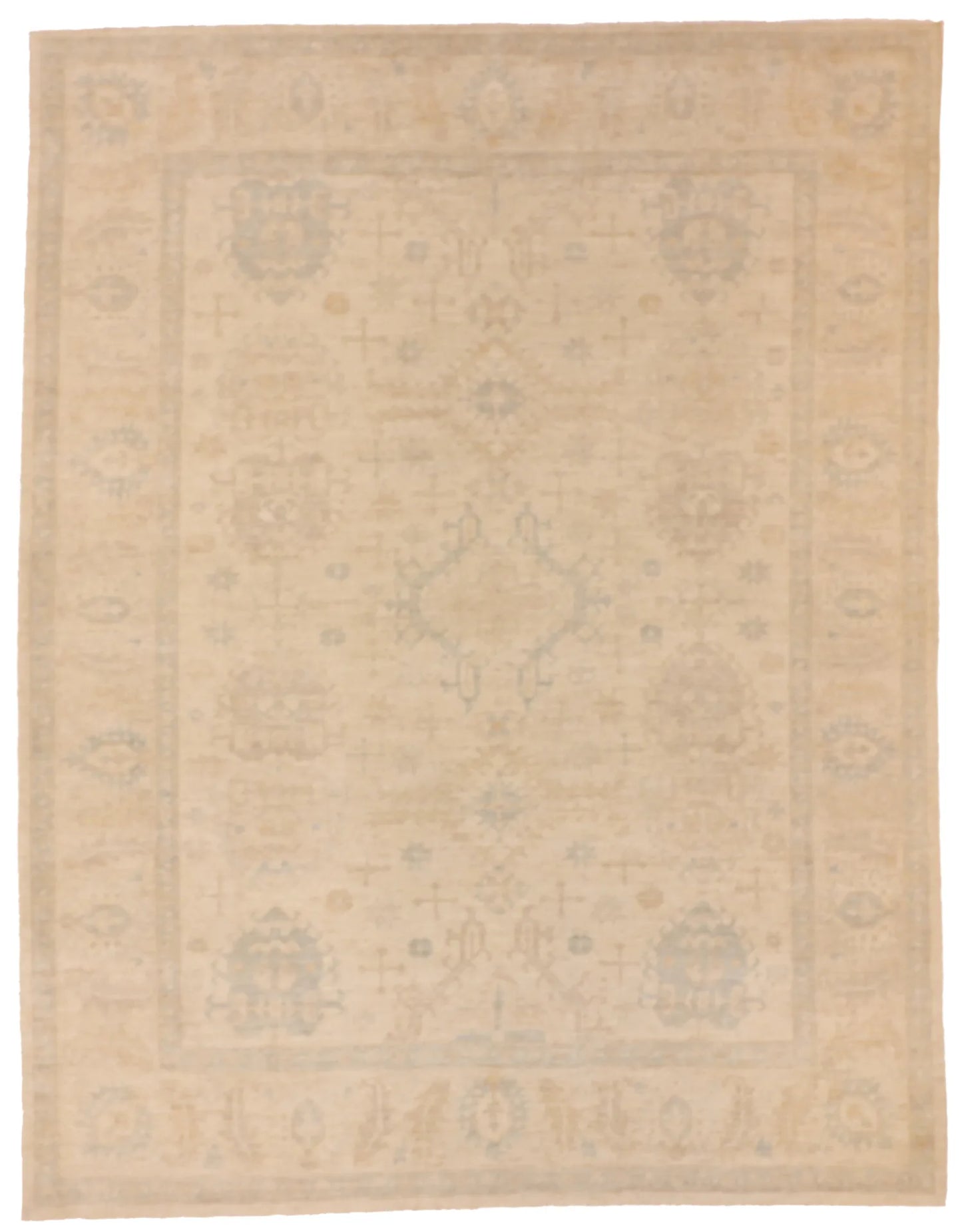 8 x 10.4 - Hamadan Wool Traditional Rectangle - Finest Hand-Knotted Quality Wool — 60477