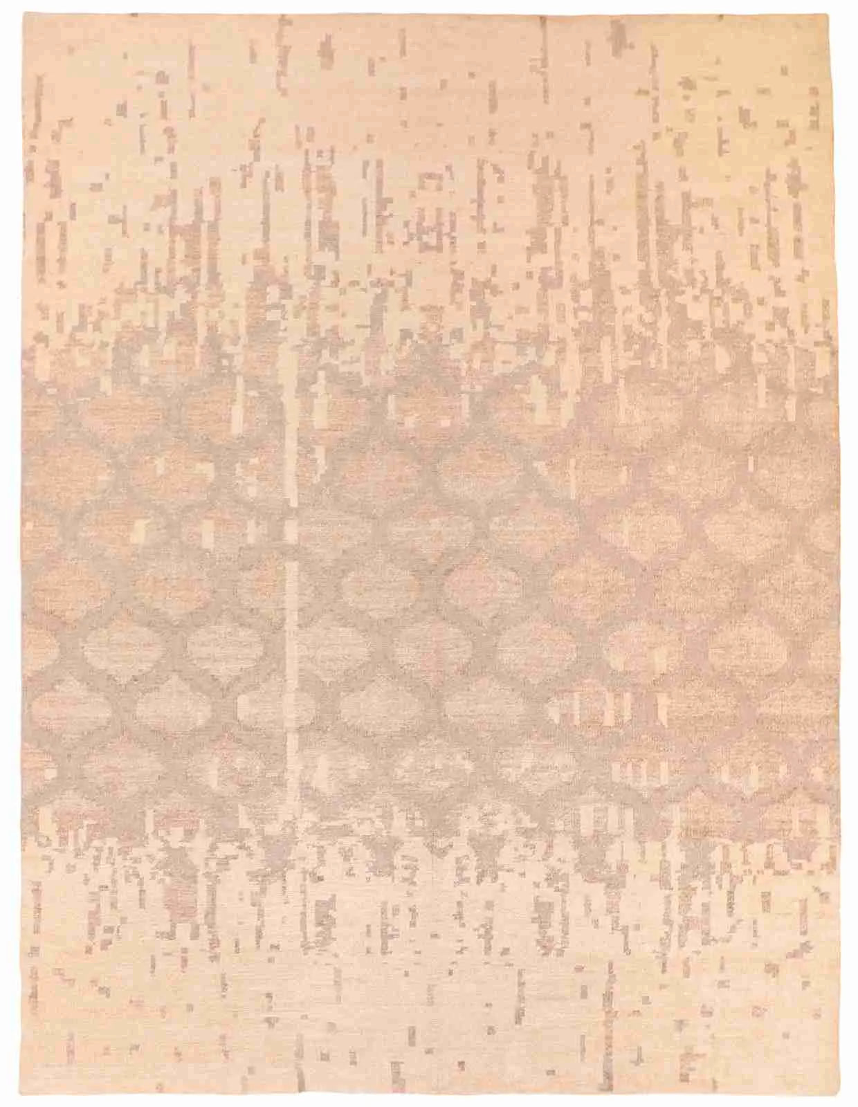 8.1 x 12 - Transitional Wool Mountain Modern Rectangle - Hand Woven Rug — 60655