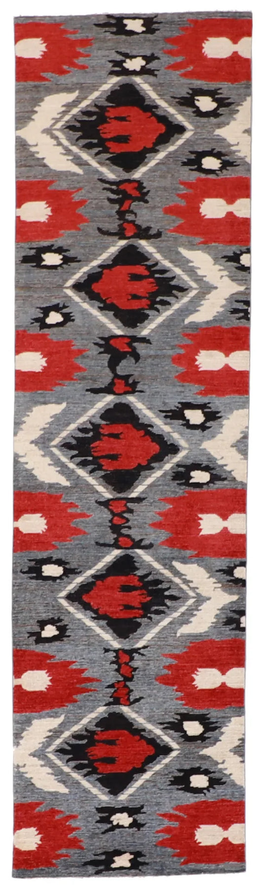 2.8 x 9.10 - Mountain Modern Fine/Wool All Over Rectangle - Finest Hand-Knotted Quality Wool — 61321