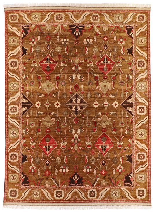 9.10 x 13.6 - Bijar Wool Traditional Rectangle - Finest Hand-Knotted Quality Wool — 61678