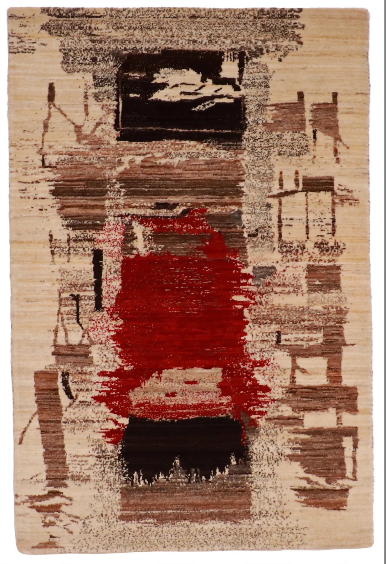 2.7 x 9.7 - Shirvan Fine/Wool All Over Rectangle - Hand Woven Rug — 61837