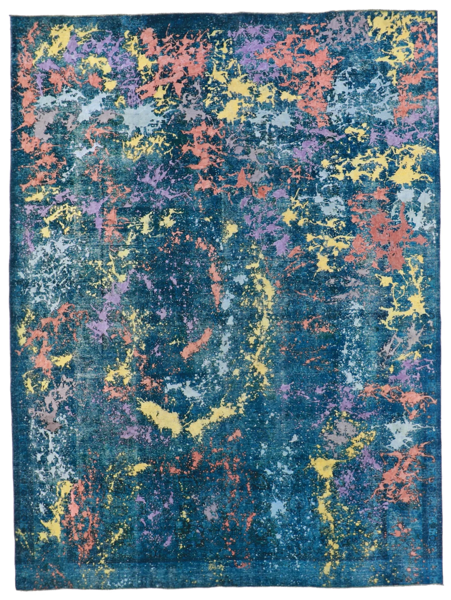 10 x 13.40 - Modern Fine/Wool All Over Rectangle - Finest Hand-Knotted Quality Wool — 62299