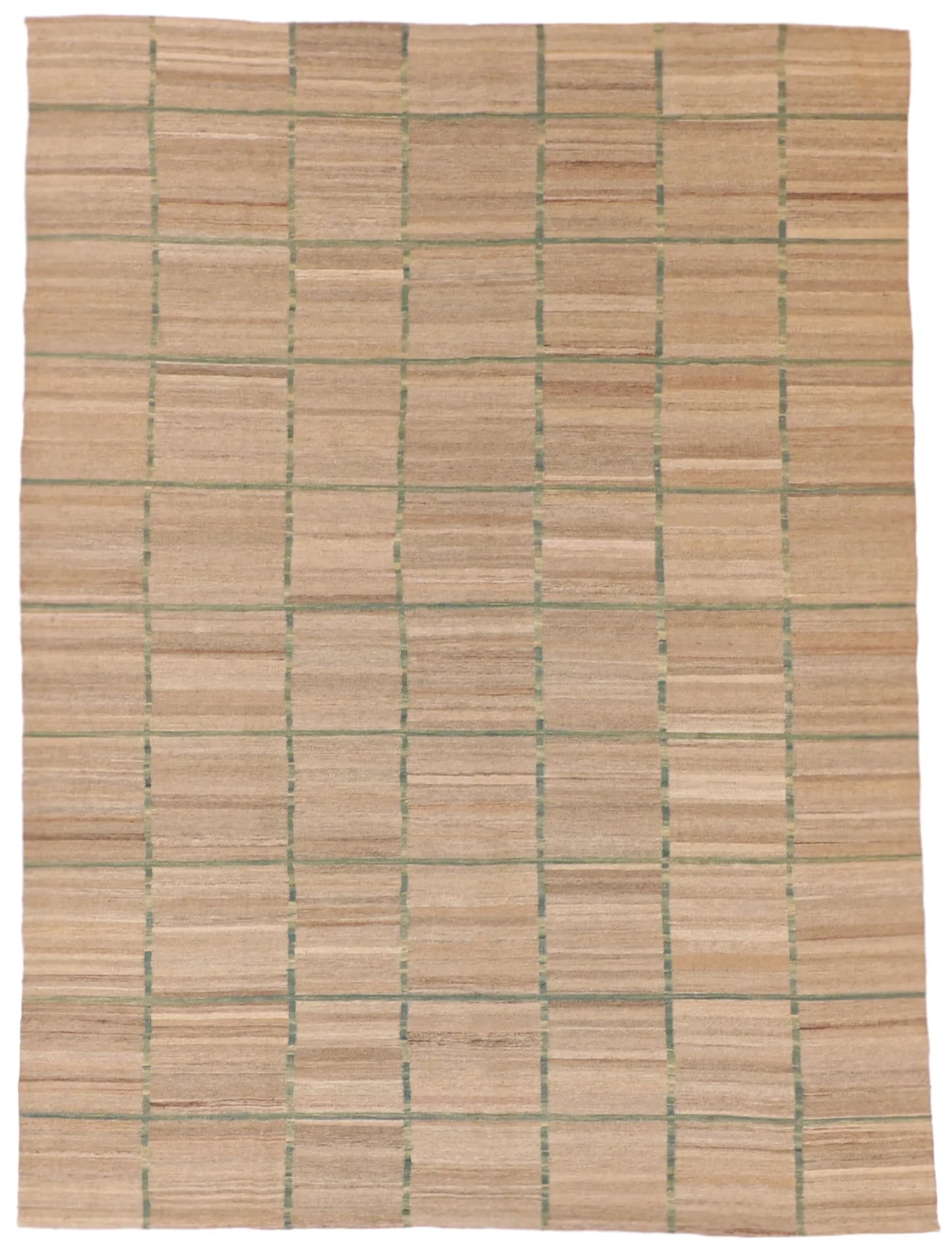 6.10 x 9.3 - Kilim Fine/Wool All Over Rectangle - Finest Hand-Made Quality Wool — 62429