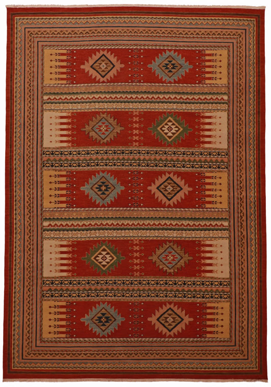 11.10 x 14.10 - Heriz Fine/Wool All Over Rectangle - Finest Hand-Knotted Quality Wool — 62610