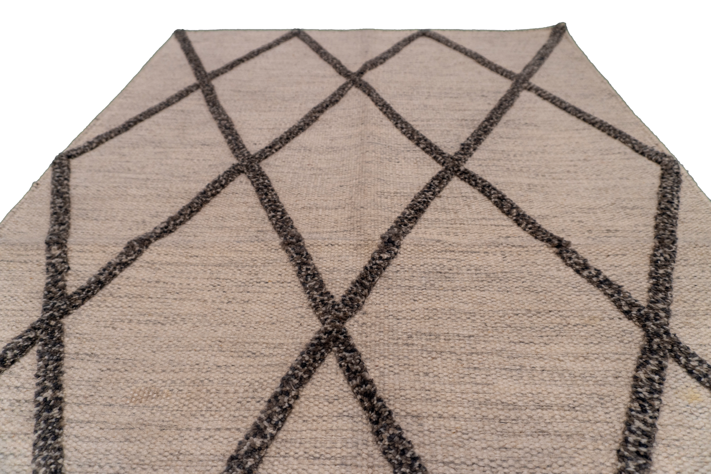 W 3 L 5 Modern 100% Wool Hand-Woven All-Over Design - 62732