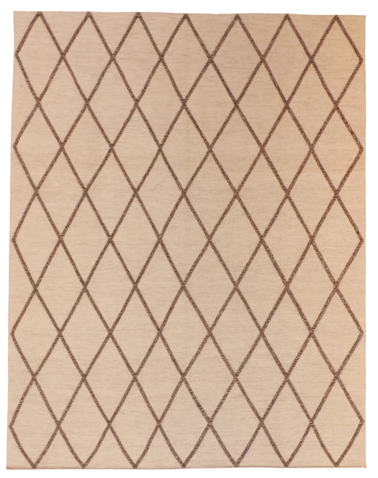 8 x 10 - Modern Wool All Over Rectangle - Hand Woven Rug — 62735