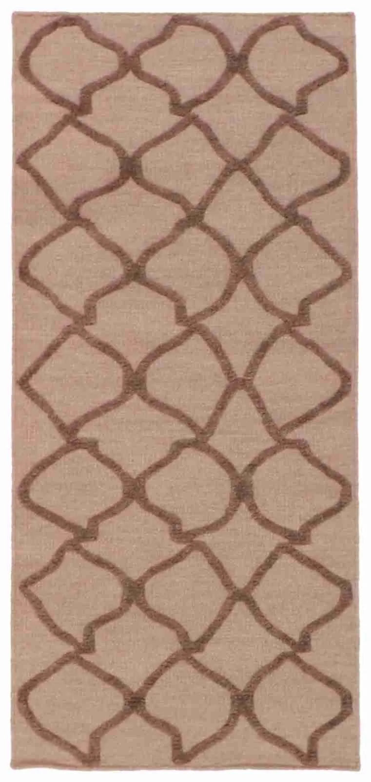 2.6 x 6 - Modern Fine All Over Rectangle - Hand Woven Rug — 62776