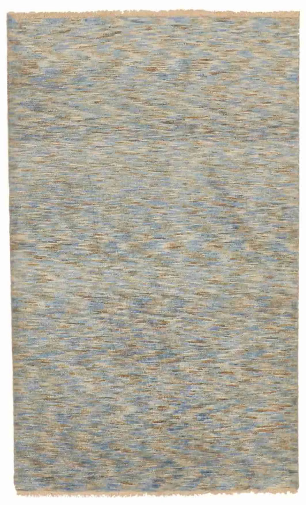 3.1 x 5.1 - Modern Wool/Silk All Over Rectangle - Finest Hand-Knotted Quality Wool — 63542