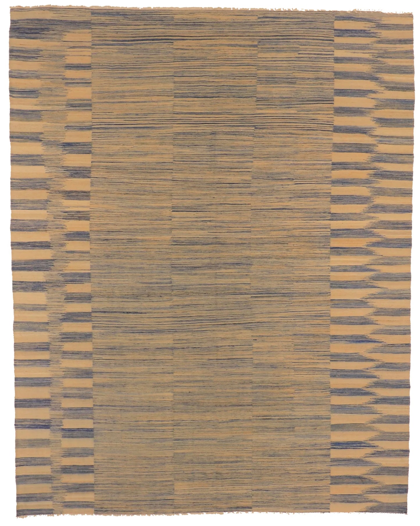 7.10 x 10 - Kilim Fine/Wool Modern Rectangle - Finest Hand-Made Quality Wool — 63646