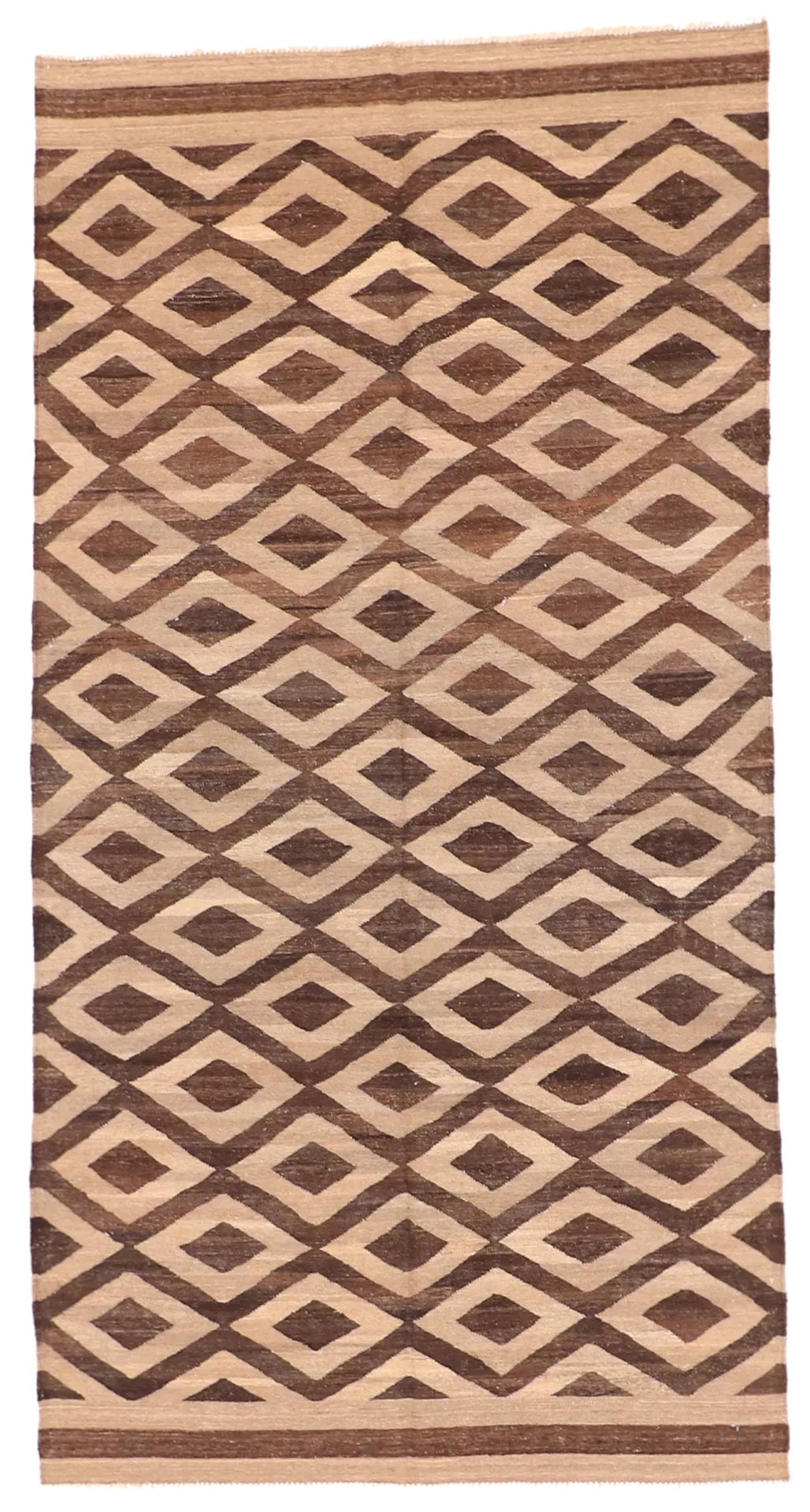 5.2 x 10.1 - Kilim Fine/Wool Modern Rectangle - Finest Hand-Made Quality Wool — 63669