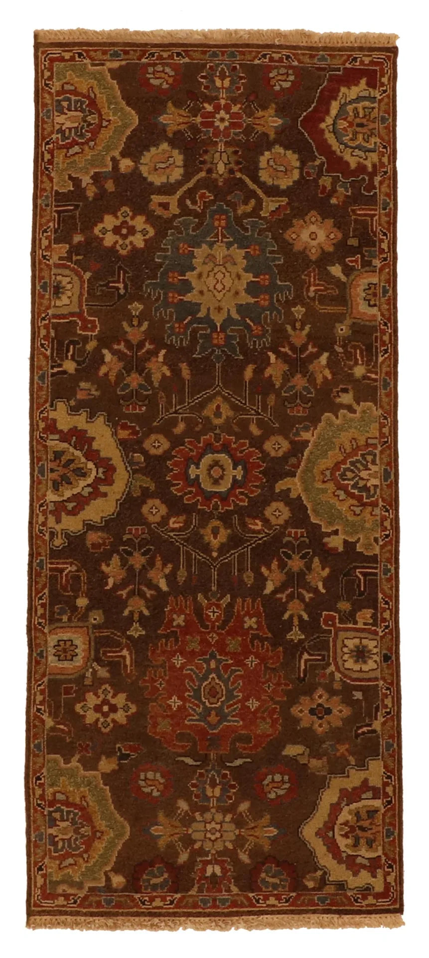 2.6 x 5.10 - Kilim Fine/Wool All Over Rectangle - Finest Hand-Made Quality Wool — 63801