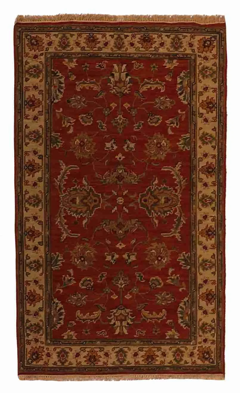 3 x 5 - Isfahan Fine/Wool Kilim Rectangle - Finest Hand-Made Quality Wool — 63874