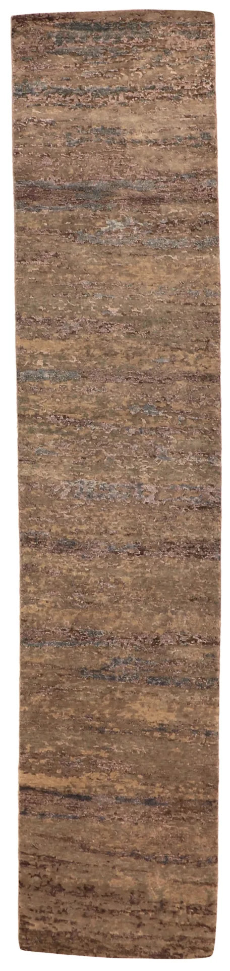 2.6 x 11.10 - Modern Silk/Wool All Over Rectangle - Hand Woven Rug — 63882