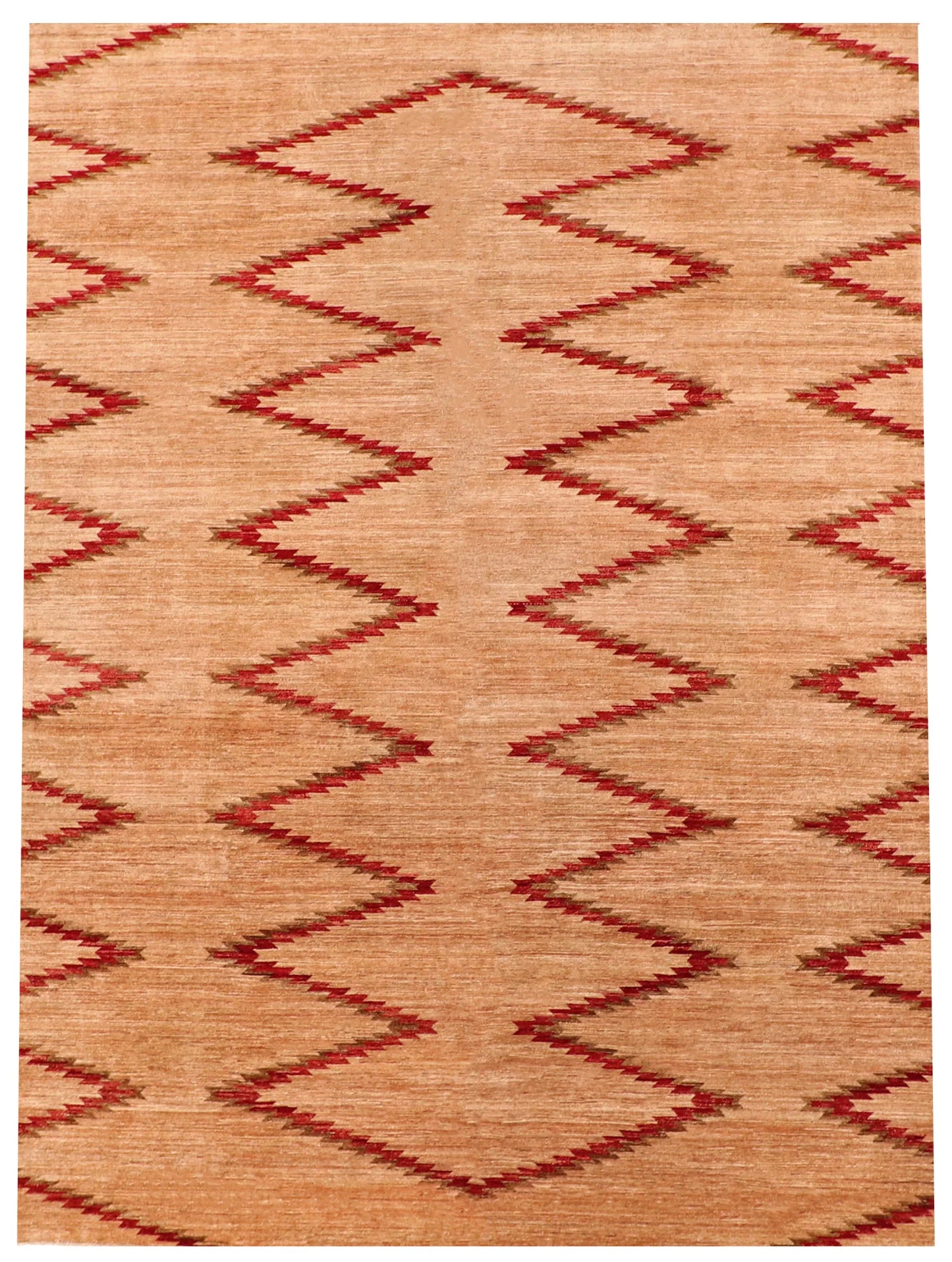 8.11 x 12 - Mountain Modern Wool All Over Rectangle - Hand Woven Rug — 63942