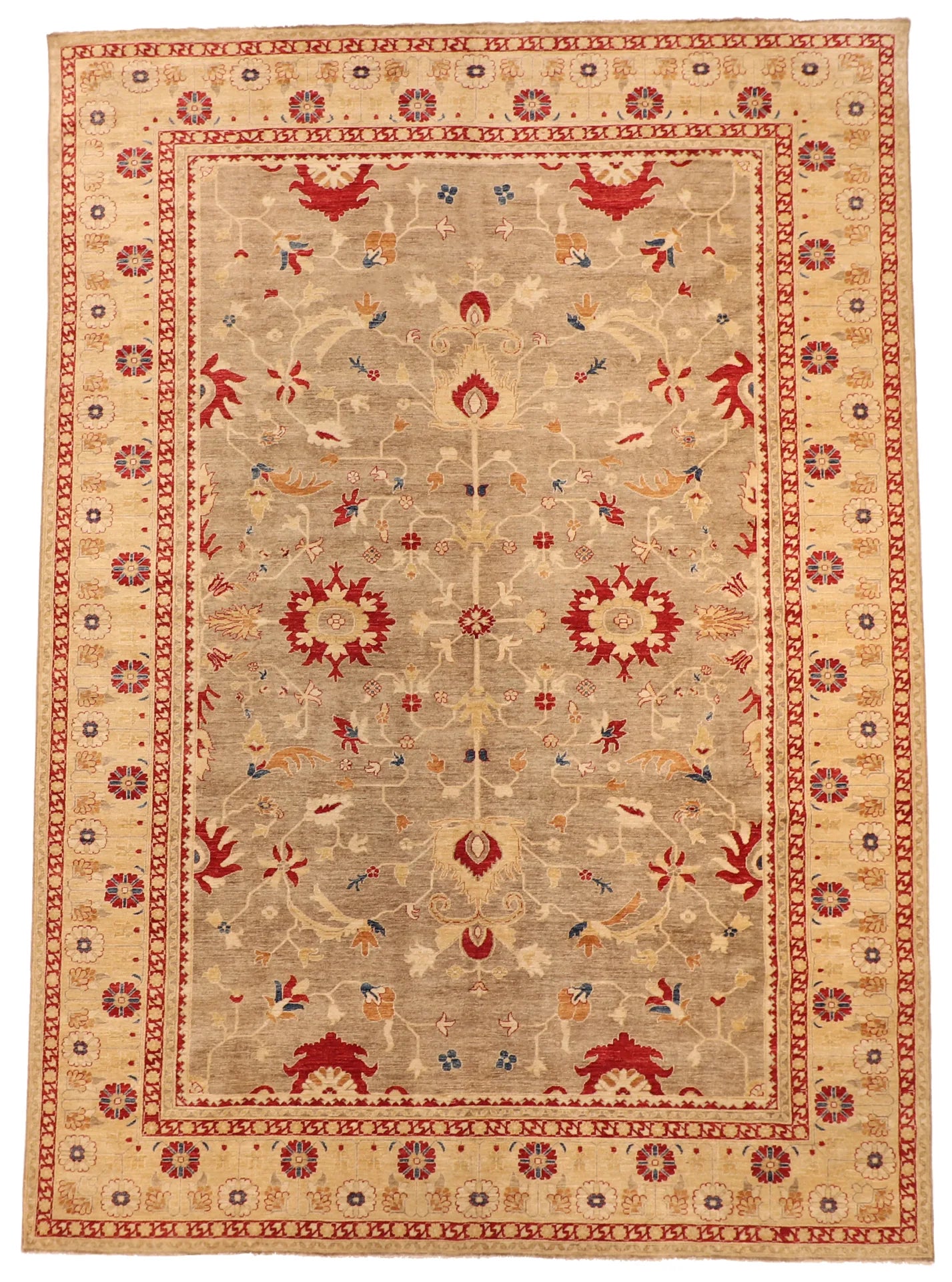 9.10 x 13.10 - Mountain Modern Wool Western Rectangle - Finest Hand-Knotted Quality Wool — 64013