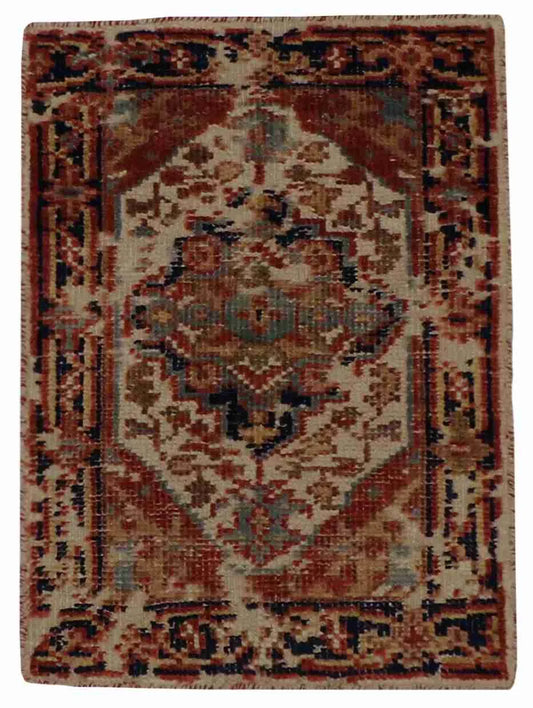 2 x 3 - Serapie Fine/Wool All Over Rectangle - Finest Hand-Knotted Quality Wool - 64139