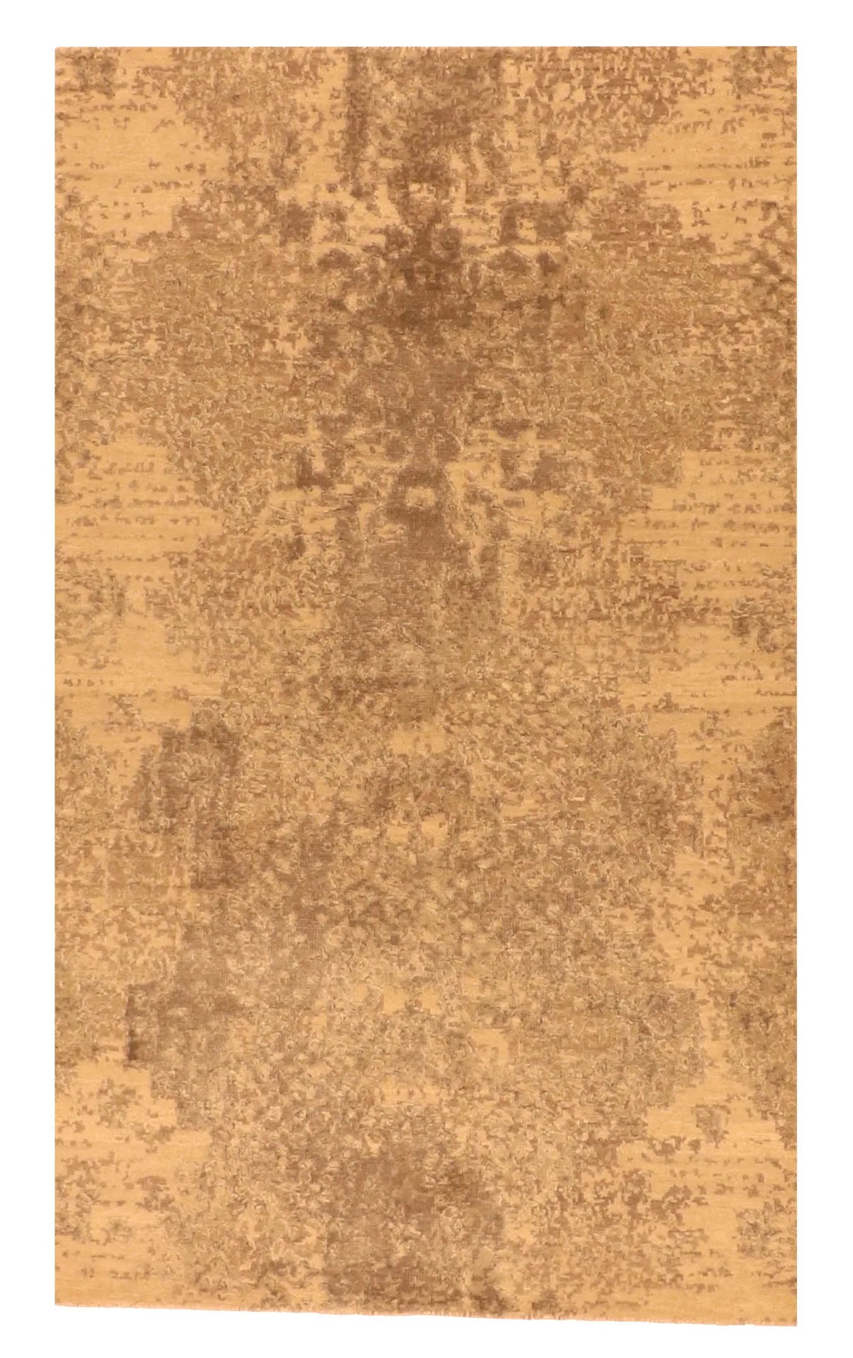 3 x 5 - Modern Fine/Wool/Silk All Over Rectangle - Finest Hand-Knotted Quality Wool — 64405