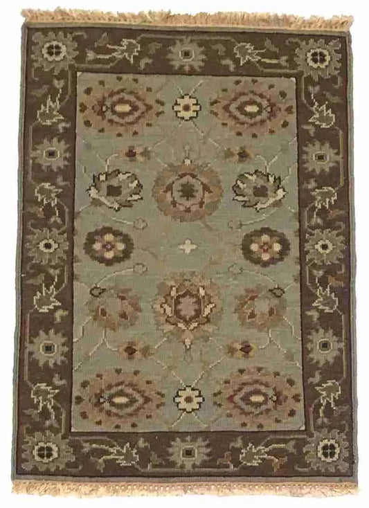 2 x 3 - Tabriz Fine/Wool All Over Rectangle - Finest Hand-Knotted Quality - 64578
