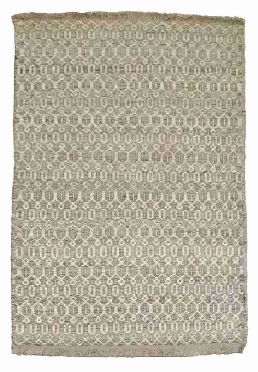 2 x 3 - Modern Fine/Wool All Over Rectangle - Finest Hand-Knotted Quality Wool — 64593