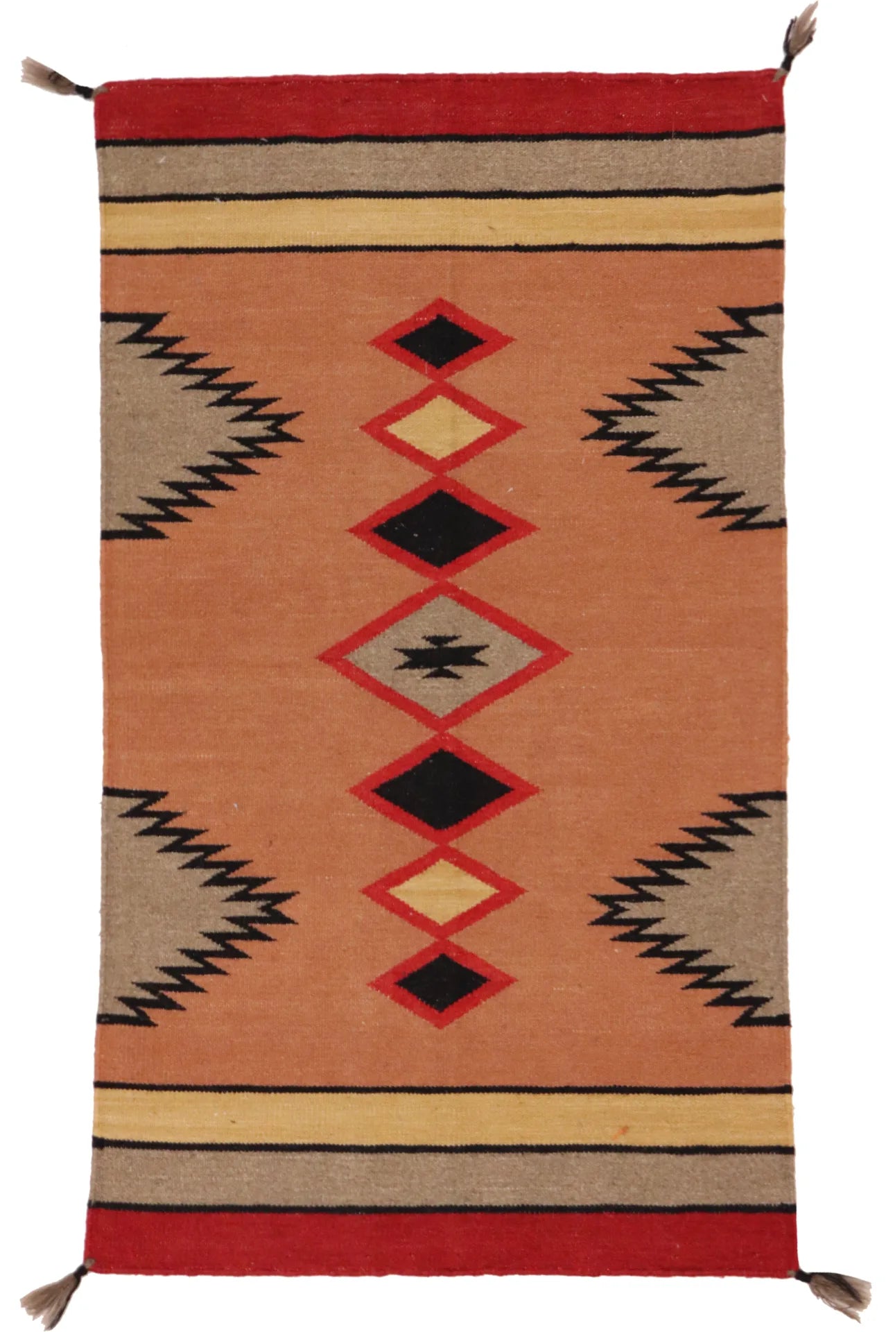 3.2 x 11.9 - Gabbeh Fine/Wool Atash Rectangle - Finest Hand-Knotted Quality Wool — 64766